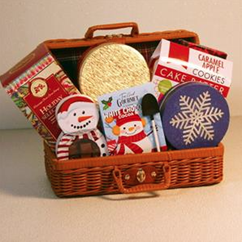 Holiday Hamper Christmas Gift Basket 